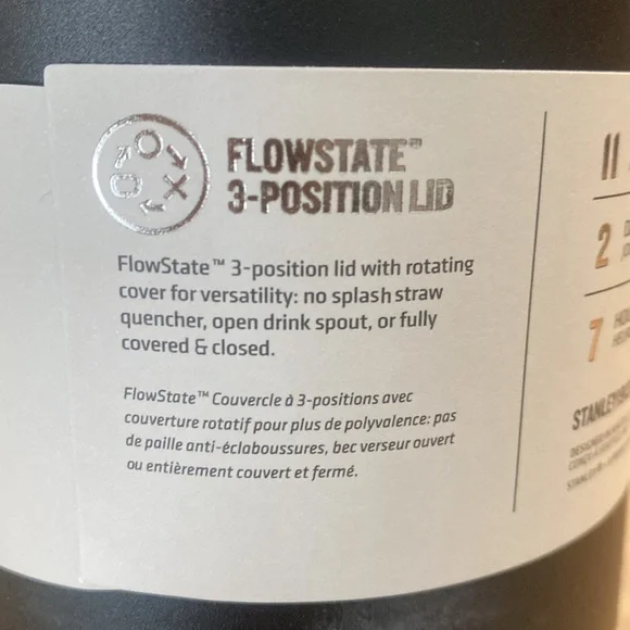 Stanley Black Quencher H2.0  40 oz Tumbler. Brand new is box - Picture 8 of 11